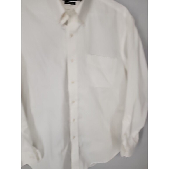 White Button Down Collared Shirt Preppy Tailored | LRL Ralph Lauren Sz 16 32/33 - Picture 2 of 8